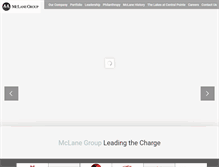 Tablet Screenshot of mclanegroup.com